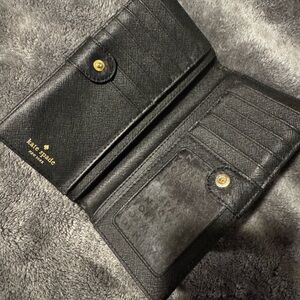 Kate Spade Black Saffiano Leather Wallet